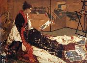 James Abbot McNeill Whistler Caprice in Purple and Gold Spain oil painting reproduction
